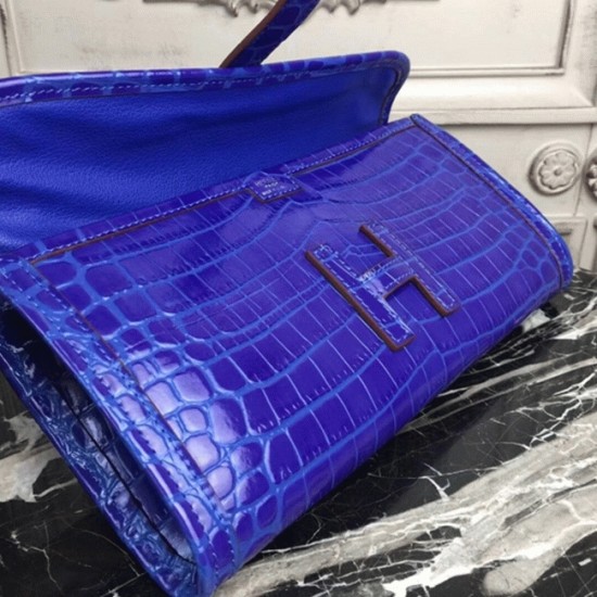 Replica Blue Electric Crocodile Leatherhermes Jige Elan Clutch Bag Uk Replica Blue Electric Crocodile Leatherhermes Jige Elan Clutch Bag Uk