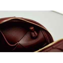 Bottega Veneta Mini Cassette Camera Bag Bordeaux Uk