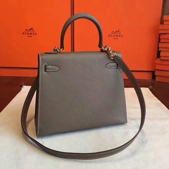 Replica Hermes 6390 dlz1757525630361 Buddha Luxury Replica Etoupe Epsom Hermes Kelly Sellier 28Cm Elegant Classic Purse Uk - 6390 - Buddha Luxury
