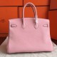 Replica Pink Hermes Birkin 40Cm Bold Handbag Uk - 5977 - Buddha Luxury