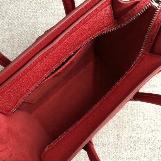 Replica Celine Nano Luggage Tote Bagin Red Uk - 8017 - Buddha Luxury