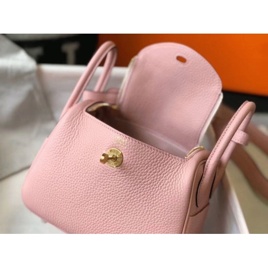 Replica Hermes 6099 dlz1757527013403 Buddha Luxury Replica Tophermes Lindy Mini Handbag In Pink Uk - 6099 - Buddha Luxury