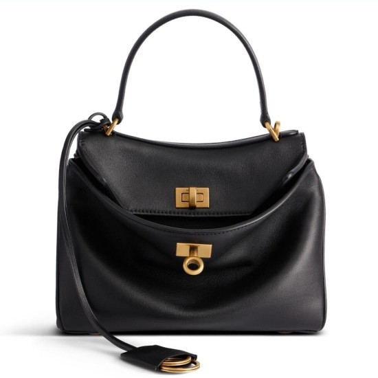 Replica Balenciaga Rodeo Mini Bag Black Calfskin Uk - 4550 - Buddha Luxury