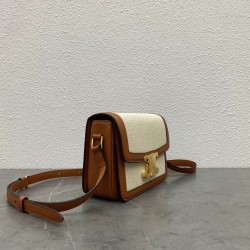 Top Qualityceline Triomphe Teen Bag In Textile Uk Top Qualityceline Triomphe Teen Bag In Textile Uk