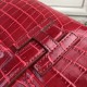 Replica Top Luxury Dark Red Crocodile Leatherhermes Jige Elan Clutch Bag Uk - 6091 - Buddha Luxury