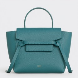Celine Belt Nano Bag Imitation In Prussian Blue Uk