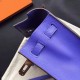 replica Blue Swift Leather Hermes Kelly Danse Shoulder Bag UK