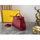 Replica Fendi 7056 dlz1757525341665 Buddha Luxury Replica Fendi Peekaboo Mini Bag In Red Nappa Leather Uk - 7056 - Buddha Luxury