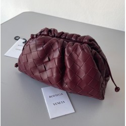 Bottega Veneta Mini Pouch With Strap Bordeaux Uk