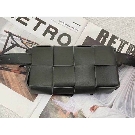 Replica Bottega Veneta 4860 dlz1757525097030 Buddha Luxury Replica Bottega Veneta Cassette Belt Bag Black Uk - 4860 - Buddha Luxury