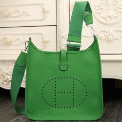 Bamboo ColorLuxury Hermes Evelyne III PM Crossbody Bag UK