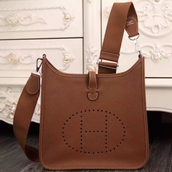 Replica Hermes 6075 dlz1757527128640 Buddha Luxury Replica Brown Evelyne Iii Pm Bag Designer Hermes Classic Tote Uk - 6075 - Buddha Luxury