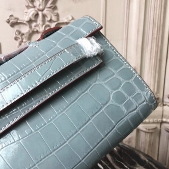 Replica Blue Lin CrocodileHermes Kelly Cut Clutch Elegant Purse UK replica Blue Lin CrocodileHermes Kelly Cut Clutch Elegant Purse UK