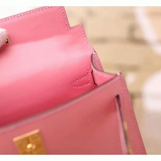 Replica Pink Epsomhermes Kelly 20Cm Graceful Bag Uk - 6351 - Buddha Luxury