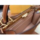 Replica Fendi 6978 dlz1757527437603 Buddha Luxury Replica Fendi Peekaboo Iseeu Medium Bag In Brown Calfskin Uk - 6978 - Buddha Luxury
