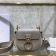Replica Chloe Small Tess Shoulder Bag In Grey Calfskin Uk - 5729 - Buddha Luxury