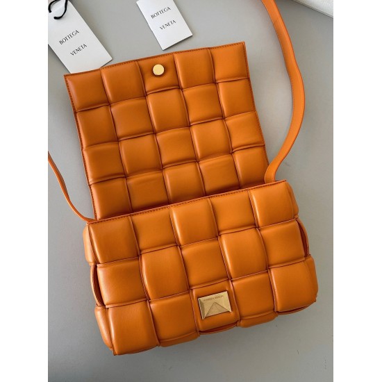 Replica Faux Bottega Veneta Padded Cassette Bag In Orange Uk - 4707 - Buddha Luxury