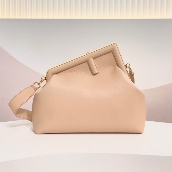 Replica Top Qualityfendi First Medium Bag In Powder Pink Nappa Leather Uk