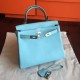 Replica Hermes 6150 dlz1757526859176 Buddha Luxury Replica Blue Atoll Clemence Hermes Kelly 25Cm Retourne Handbag Uk - 6150 - Buddha Luxury