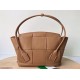 Replica Top Quality Bottega Veneta Arco Medium Bag In Caramel Uk