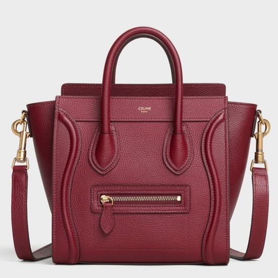 Replica Celine Nano Luggage Tote Bagin Ruby Uk - 8007 - Buddha Luxury