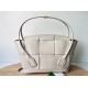 Replica Bottega Veneta Arco Mini Bag In White Intrecciato Leather Uk - 4660 - Buddha Luxury