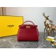Replica Fendi 7056 dlz1757525341665 Buddha Luxury Replica Fendi Peekaboo Mini Bag In Red Nappa Leather Uk - 7056 - Buddha Luxury