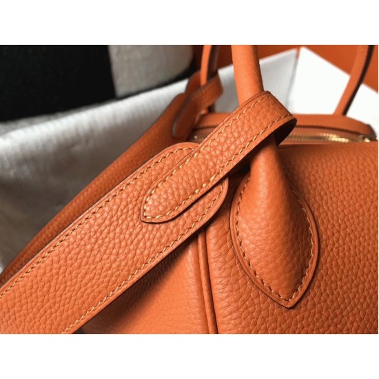 Replica TopHermes Lindy 30cm bag in orange shade UK replica TopHermes Lindy 30cm bag in orange shade UK