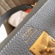 replica Blue Lin Clemence Hermes Kelly Retourne 28cm Soft Tote UK