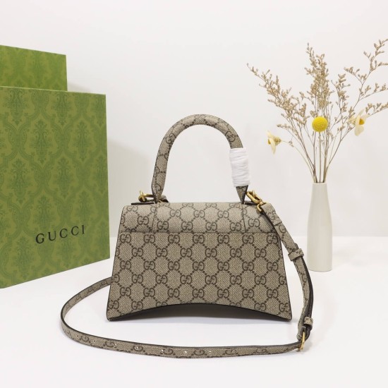 Replica Gucci 4540 dlz1757526496386 Buddha Luxury Replica Gucci X Balenciaga Small Hourglass Bag Uk - 4540 - Buddha Luxury