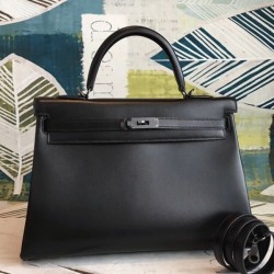Black Box Knockoff Hermes Kelly 35cm Structured Handbag UK