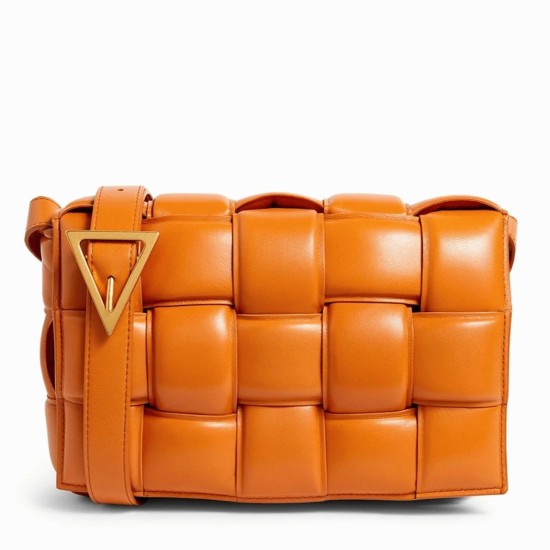Replica Faux Bottega Veneta Padded Cassette Bag In Orange Uk - 4707 - Buddha Luxury