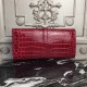 Replica Top Luxury Dark Red Crocodile Leatherhermes Jige Elan Clutch Bag Uk - 6091 - Buddha Luxury