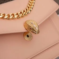 Bvlgari Serpenti Forever Medium Crossbody Bag With Chain Nude Uk