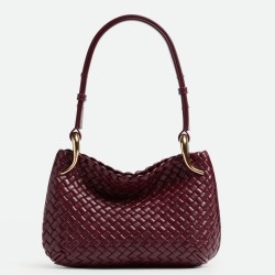 Bottega Veneta Clicker Small Bag Bordeaux UK
