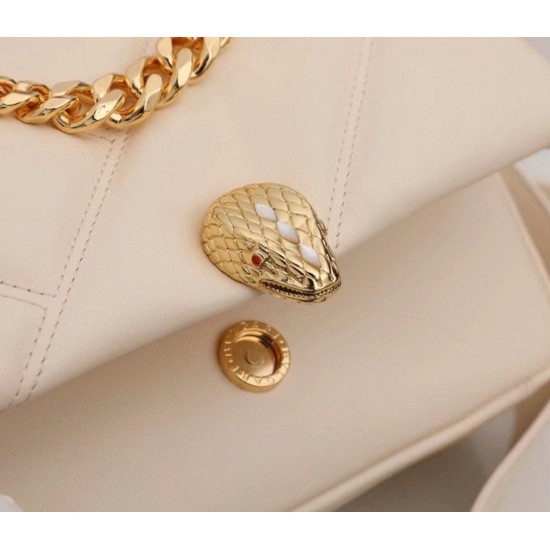 Replica Knockoff Bvlgari Serpenti Cabochon Small Bag White Leather UK replica Knockoff Bvlgari Serpenti Cabochon Small Bag White Leather UK