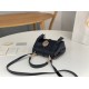 Replica Chloé 5675 dlz1757527530657 Buddha Luxury Replica chloe Penelope Mini Shoulder Bag In Black Grained Calfskin Uk - 5675 - Buddha Luxury