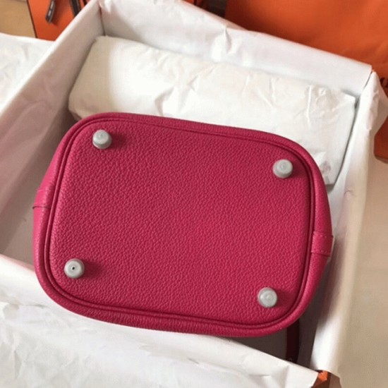 Replica Peach Hermes Picotin Lock 18Cm Handbag Uk - 6423 - Buddha Luxury