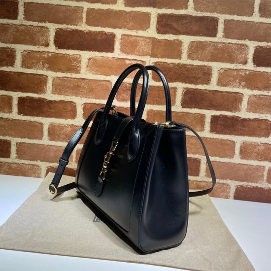 Replica Gucci 7254 dlz1757526994650 Buddha Luxury Replica Gg Jackie 1961 Medium Tote Bag Uk - 7254 - Buddha Luxury