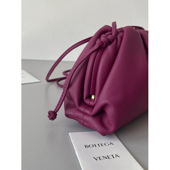 Replica Bottega Veneta Mini Pouch With Strap Cinnabar Uk
