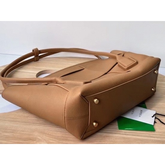 Replica Top Quality Bottega Veneta Arco Medium Bag In Caramel Uk