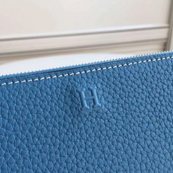 Replica Blue JeanDesigner Hermes Wallet Azap Zipped UK replica Blue JeanDesigner Hermes Wallet Azap Zipped UK