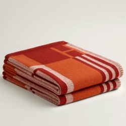 Hermes Ithaque Blanket In Cuivre Wool And Cashmere Uk Hermes Ithaque Blanket In Cuivre Wool And Cashmere Uk