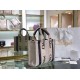Replica Chloé 5716 dlz1757525385212 Buddha Luxury Replica chloe Small Woody Tote Bag In Canvas With Blue Leather Strips Uk - 5716 - Buddha Luxury