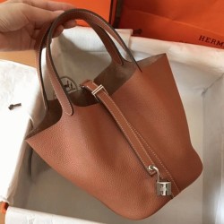 Gold Imitation Hermes Picotin Lock 18Cm Handbag Uk