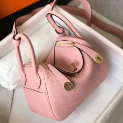 TopHermes Lindy Mini handbag in pink UK