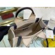 Replica Chloé 5716 dlz1757525385212 Buddha Luxury Replica chloe Small Woody Tote Bag In Canvas With Blue Leather Strips Uk - 5716 - Buddha Luxury