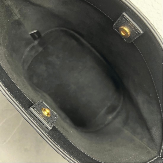 Replica Celine 5001 dlz1757526347382 Buddha Luxury Replica Celine Small Bucket Cuir Triomphe In Black Calfskin Uk - 5001 - Buddha Luxury