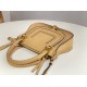 Replica chloe Marcie Small Double Carry Bag In Beige Grained Leather Uk - 5723 - Buddha Luxury