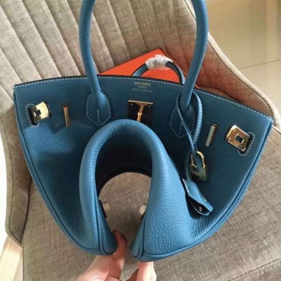 replica Blue Jean Luxury Hermes Birkin 35cm Tote UK